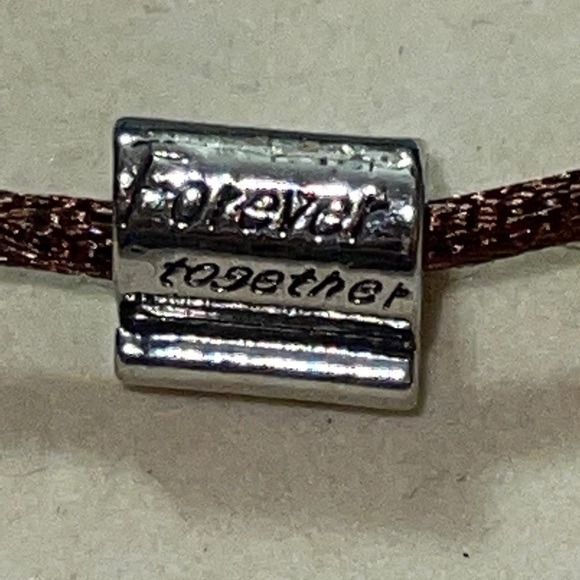 Chamilla-Style Bracelet with 3 Charms Silver in color - Picture 6 of 10